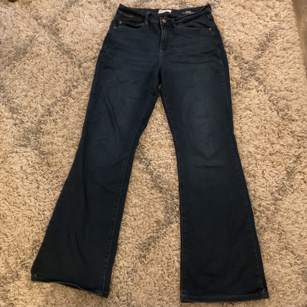 Nicole‎ Miller New York Soho High Rise Bootcut Jeans Dark Wash Womens Size 8